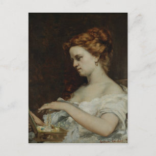 Cartão Postal Uma Mulher com Joias, 1867