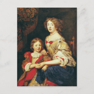 Cartão Postal Uma mulher e seu filho