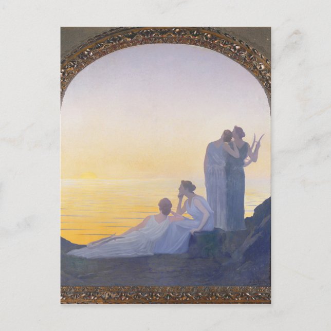 Cartão Postal Uma noite no Antiguamente, 1908 (Frente)