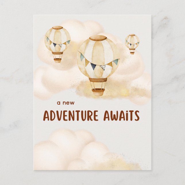 Cartão Postal Uma Nova Aventura Aguarda Neutrais (Frente)