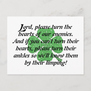 Cartão Postal Uma oração irlandesa