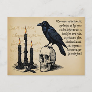 Cartão Postal Uma Página do Livro de Magia