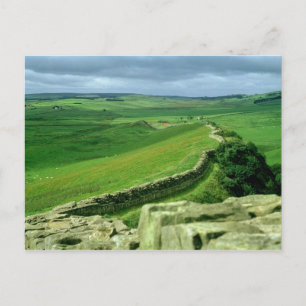 Cartão Postal Uma parte do Muro de Hadrian, segundo d.C. (pedra)