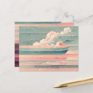 Cartão Postal Uma peça de visão artística pura e única