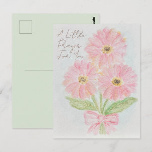 Cartão Postal Uma Pequena Oração Por Você Água de Margarida Ge