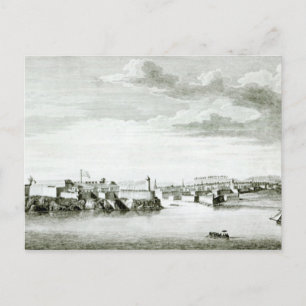 Cartão Postal Uma Perspectiva do Castelo Moro e da Cidade de