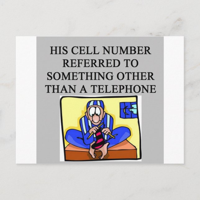 Cartão Postal uma piada de divórcio engraçada (Frente)