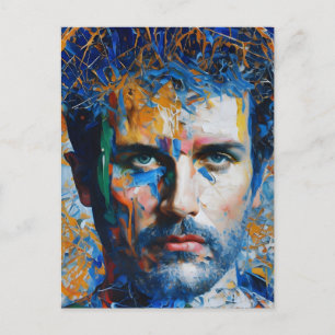 Cartão Postal Uma pintura gerada pelo Man AI