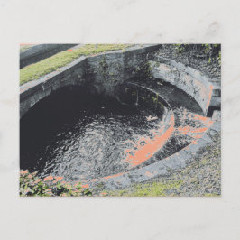Cartão Postal Uma Piscina Laranja em Welshpool