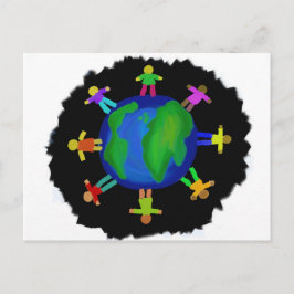 Cartão Postal Uma Raça - Anti-Racismo