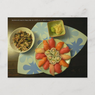 Cartão Postal Uma Refeição De Yum...