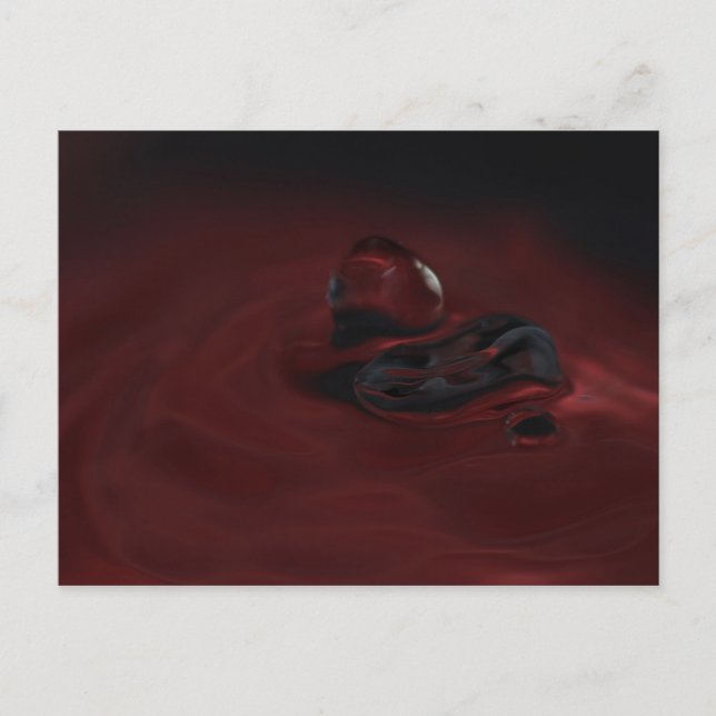 Cartão Postal Uma ressonância de goutte qui (Frente)