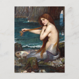Cartão Postal Uma Sereia, Waterhouse