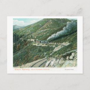 Cartão Postal Uma Tela Ferroviária CênicaMt. Tamalpais, CA