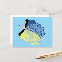 Uma tempestade carregar uma bandeira ucraniana