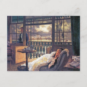 Cartão Postal Uma tempestade passa por James Tissot