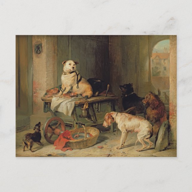 Cartão Postal Uma tomada no escritório, c.1833 (Frente)