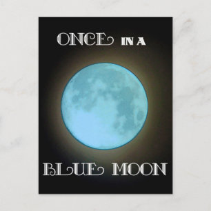 Cartão Postal "Uma vez numa Lua Azul"