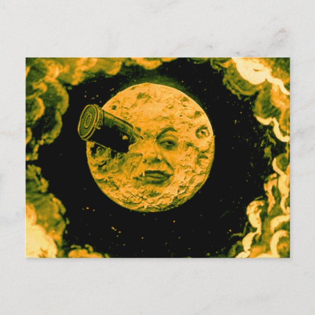 Cartão Postal Uma viagem à lua (Frente)