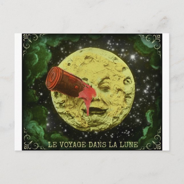 Cartão Postal Uma Viagem ao Cartaz da Lua (Frente)