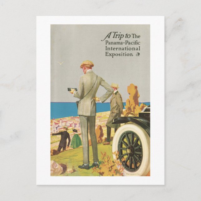 Cartão Postal Uma viagem ao depósito internacional do Pacífico P (Frente)