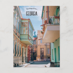 Cartão Postal Uma visão de Tbilisi Georgia