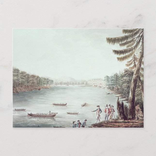 Cartão Postal Uma Visão de Ticonhava a partir de um ponto (Frente)