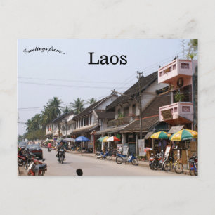 Cartão Postal Uma visão do Laos
