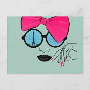 Cartão Postal Uma visão do rosto do Arco de tamanho excessivo de