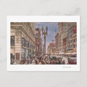Cartão Postal Uma visão geral da Broadway de negócios