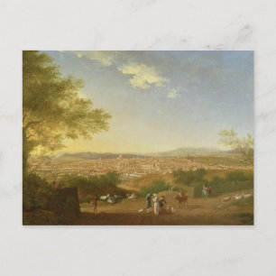 Cartão Postal Uma Visão Panorâmica de Florença de Bellosguardo, 