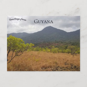 Cartão Postal Uma Vista da Guiana