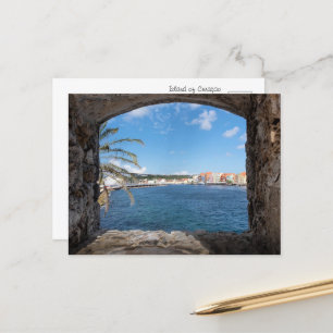 Cartão Postal Uma Vista de Curaçao
