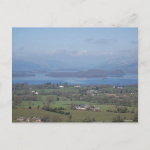 Cartão Postal Uma vista de Loch Lomond da bolinha de massa