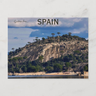 Cartão Postal Uma Vista de Sierra Oeste Madrid Espanha