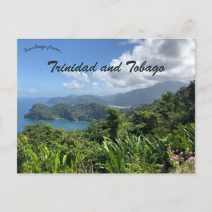 Cartão Postal Uma Vista de Trinidad e Tobago