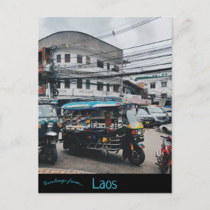 Cartão Postal Uma Vista de Vientiane Laos