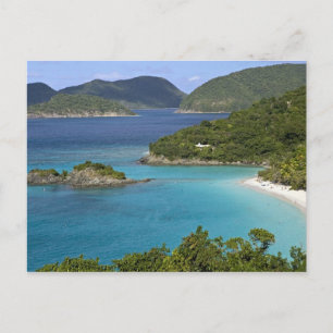 Cartão Postal Uma vista panorâmica da Baía de Caneel a partir de