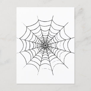 Cartão Postal Uma Web de aranha simples