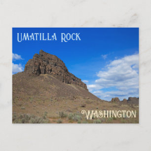 Cartão Postal Umatilla Rock Dry Falls Washington