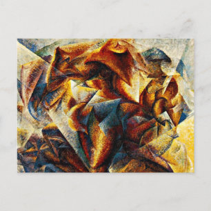 Cartão Postal Umberto Boccioni - Dinamismo do Jogador de Futebol