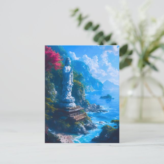 Cartão Postal Umi no Hotoke The Buddha of the Sea (Em pé/Frente)