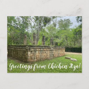 Cartão Postal UmMundoParaCelebrar: Saudações de Chichén Itzá!
