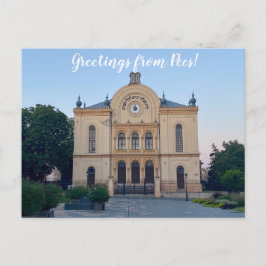 Cartão Postal UmMundoParaCelebrar: Saudações de Pécs!