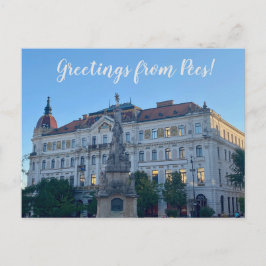 Cartão Postal UmMundoParaCelebrar: Saudações de Pécs!