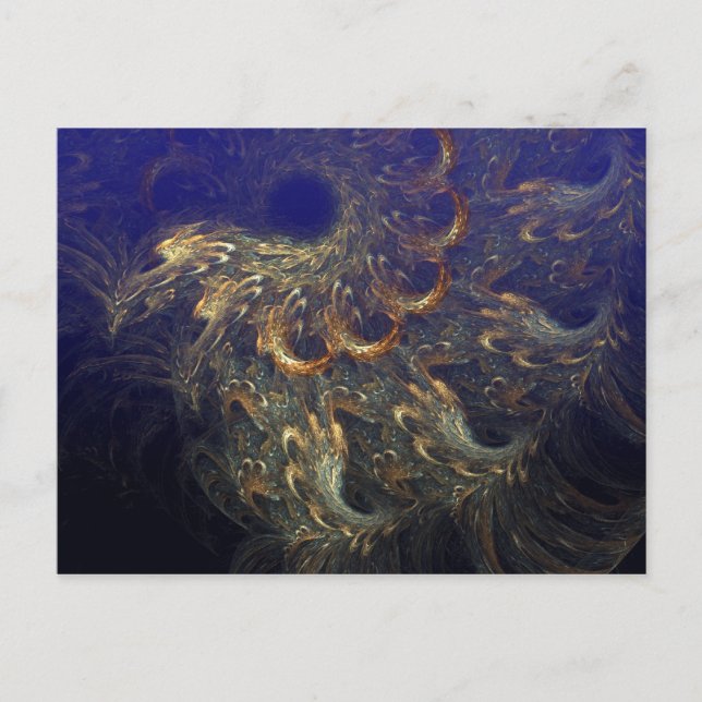 Cartão Postal Undertow Fractal (Frente)