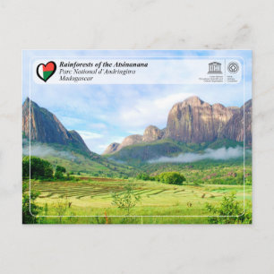Cartão Postal UNESCO - Atsinanana - Parque Nacional de Andringit
