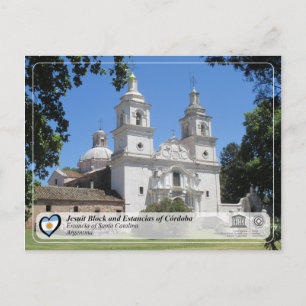 Cartão Postal UNESCO - Bloco Jesuíta e Estancias de Córdoba
