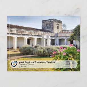 Cartão Postal UNESCO - Bloco Jesuíta e Estancias de Córdoba