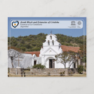 Cartão Postal UNESCO - Bloco Jesuítico e Estâncias de Córdoba